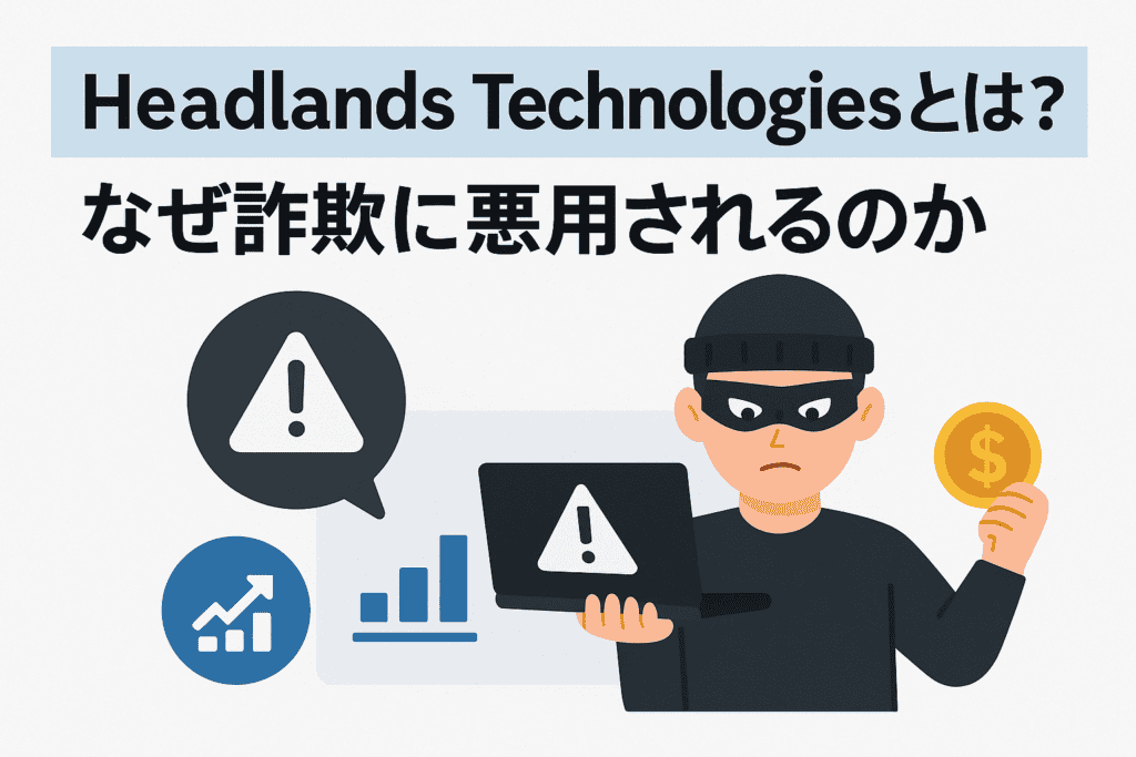 Headlands Technologiesとは？なぜ詐欺に悪用されるのか