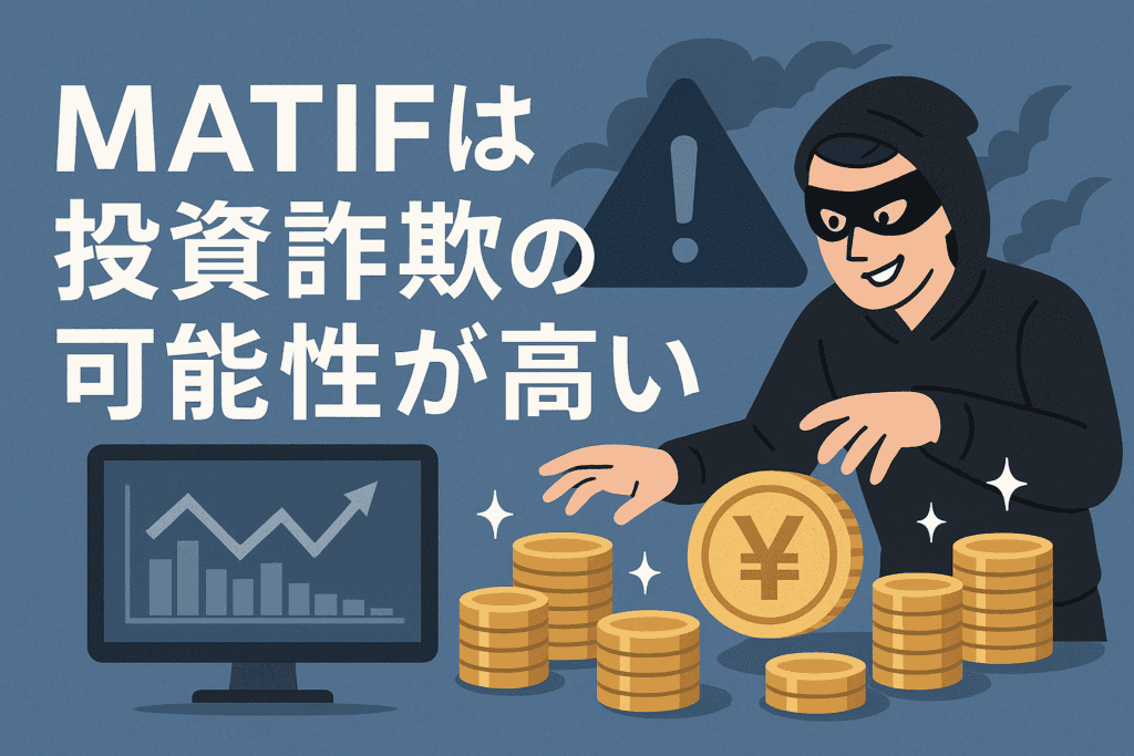MATIFは投資詐欺の可能性が高い
