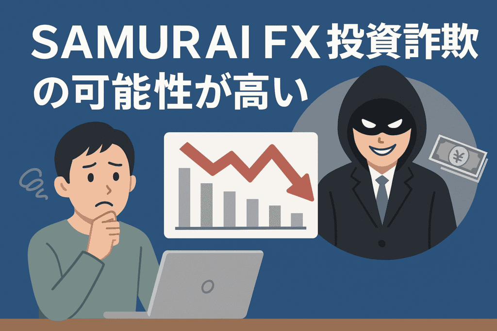 SAMURAI FXは投資詐欺の可能性が高い
