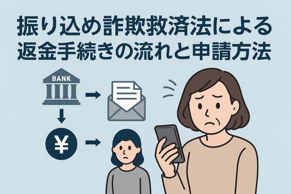 振り込め詐欺救済法による返金手続きの流れと申請方法