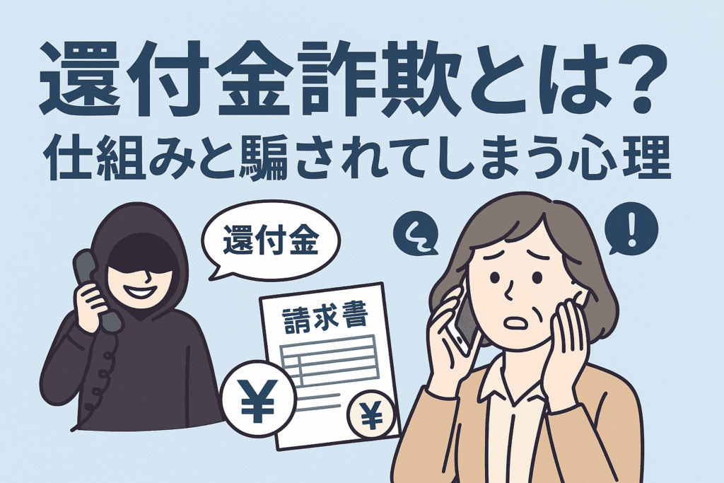 還付金詐欺とは？仕組みと騙されてしまう心理