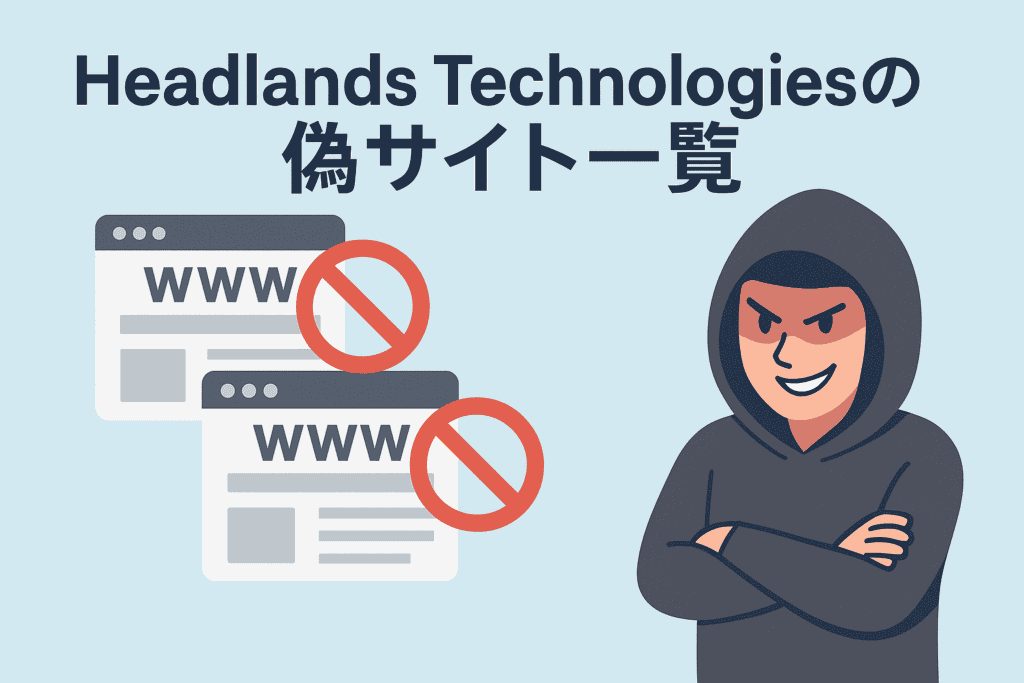Headlands Technologiesの偽サイト一覧