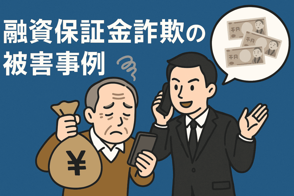 融資保証金詐欺の被害事例