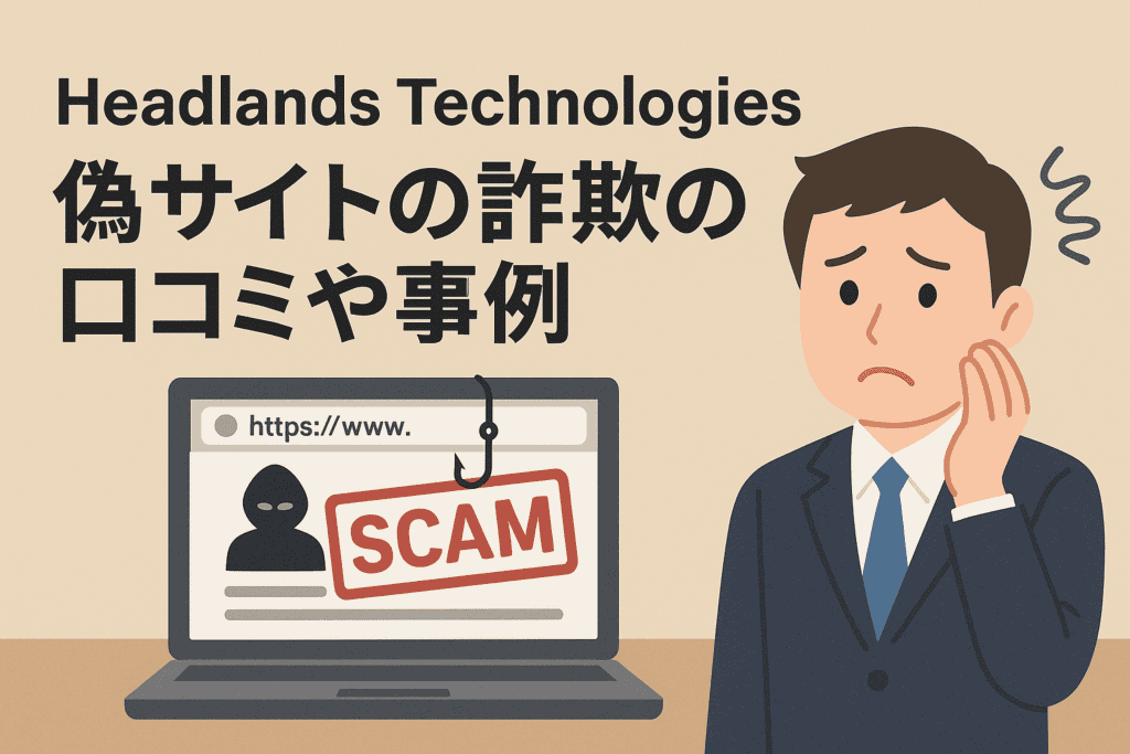 Headlands Technologies偽サイトの詐欺の口コミや事例