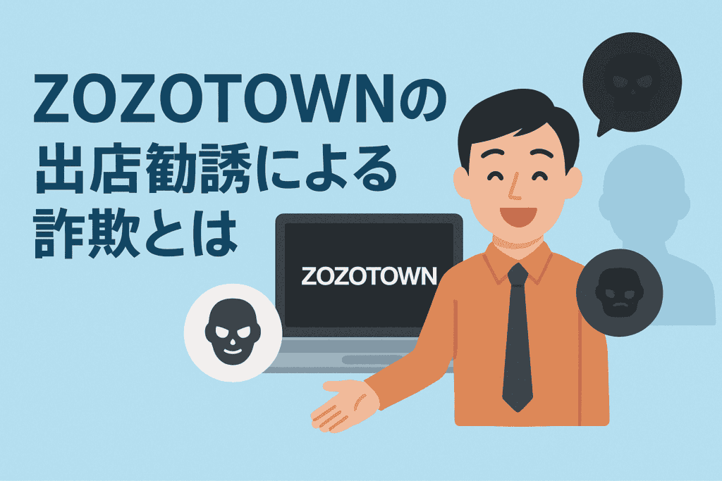 ZOZOTOWNの出店勧誘による詐欺とは