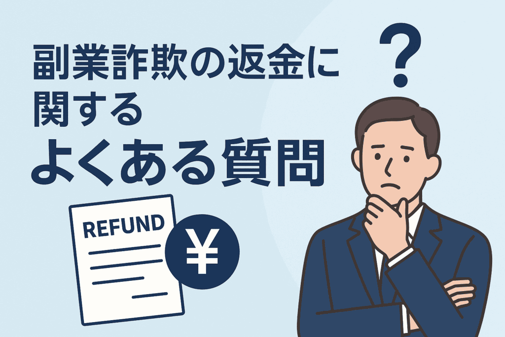 副業詐欺の返金に関するよくある質問