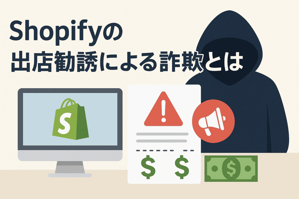 Shopifyの出店勧誘による詐欺とは