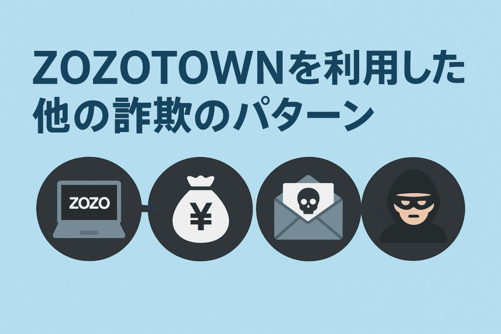 ZOZOTOWNを利用した他の詐欺のパターン