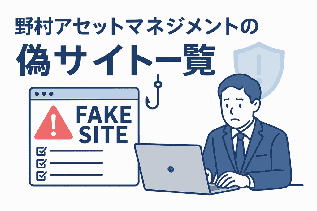 野村アセットマネジメントの偽サイト一覧