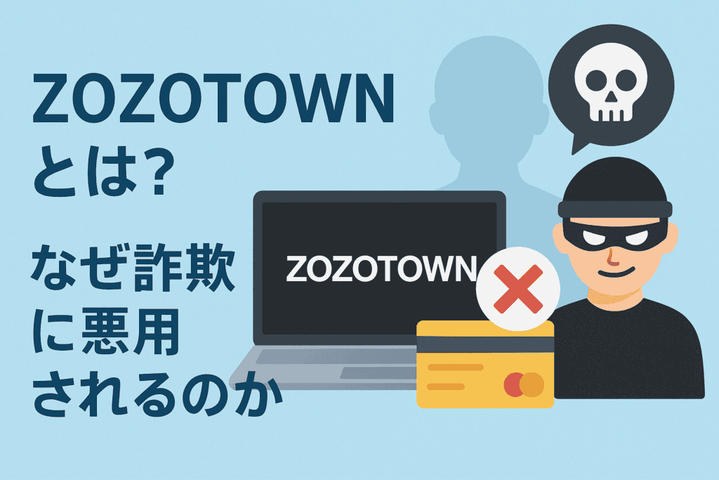 ZOZOTOWNとは?なぜ詐欺に悪用されるのか