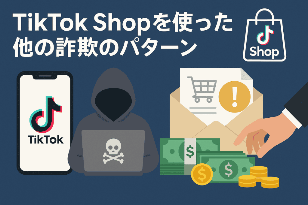 TikTok Shopを使った他の詐欺のパターン