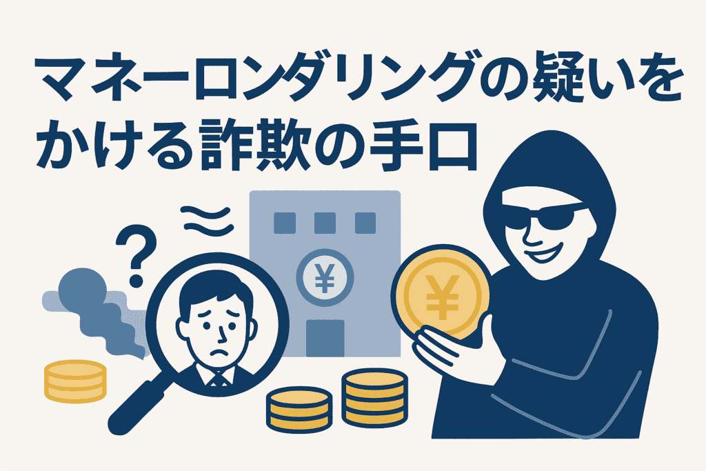 マネーロンダリングの疑いをかける詐欺の手口