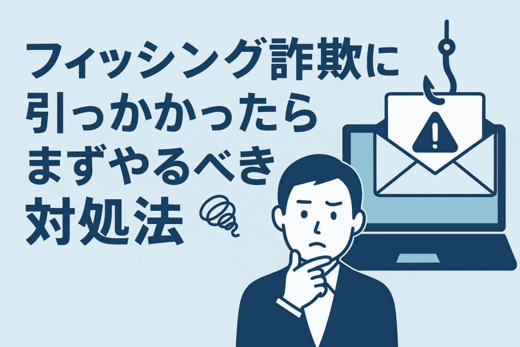 フィッシング詐欺に引っかかったらまずやるべき対処法