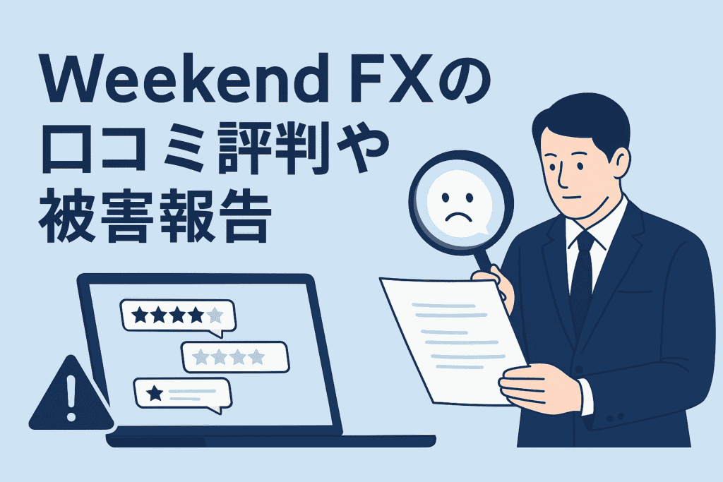 Weekend FXの口コミ評判や被害報告