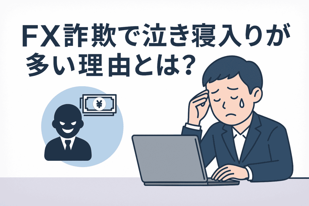 FX詐欺で泣き寝入りが多い理由とは?