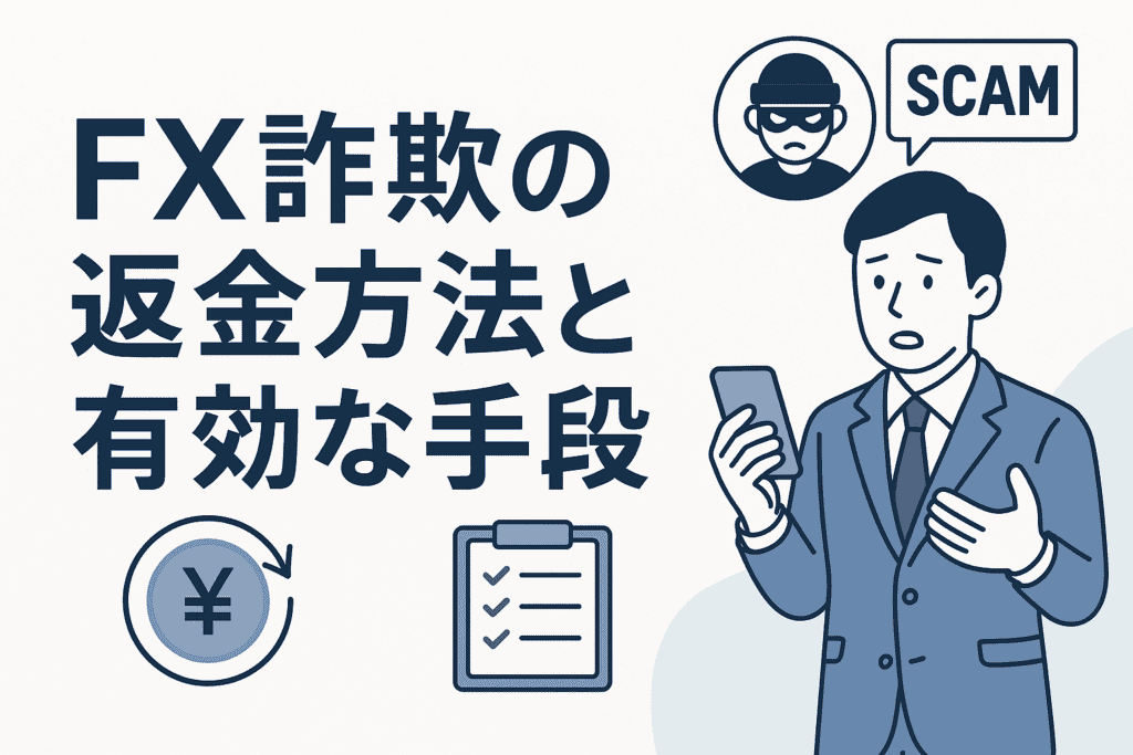 FX詐欺の返金方法と有効な手段