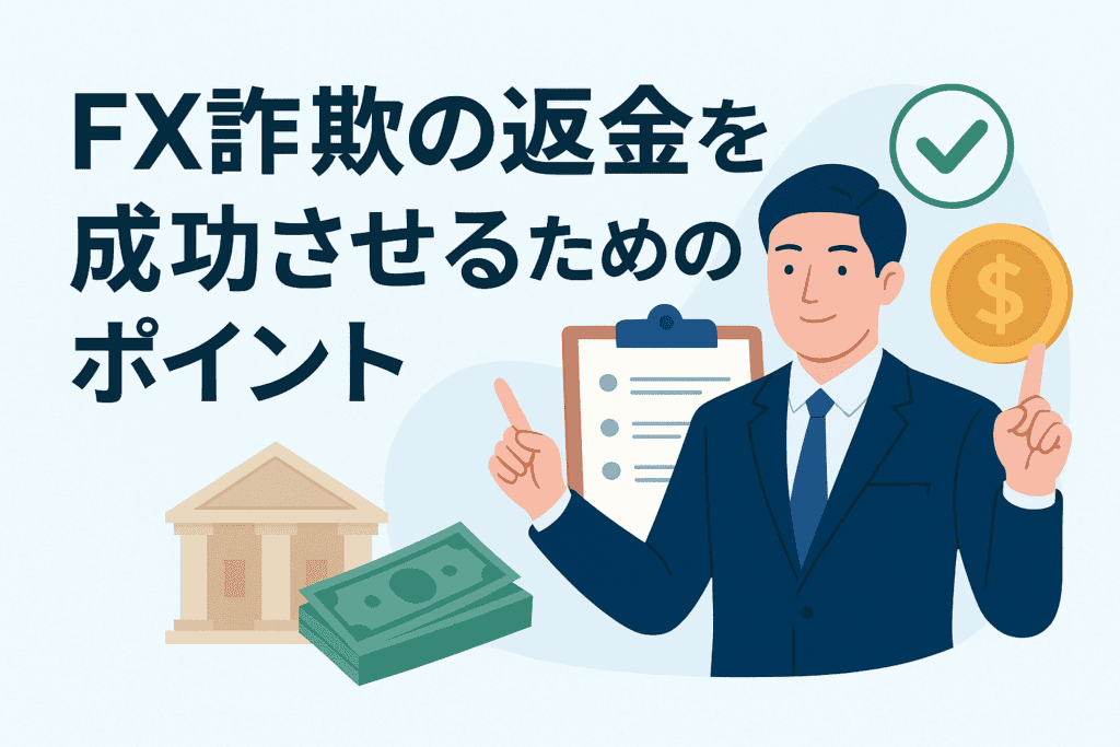 FX詐欺の返金を成功させるためのポイント