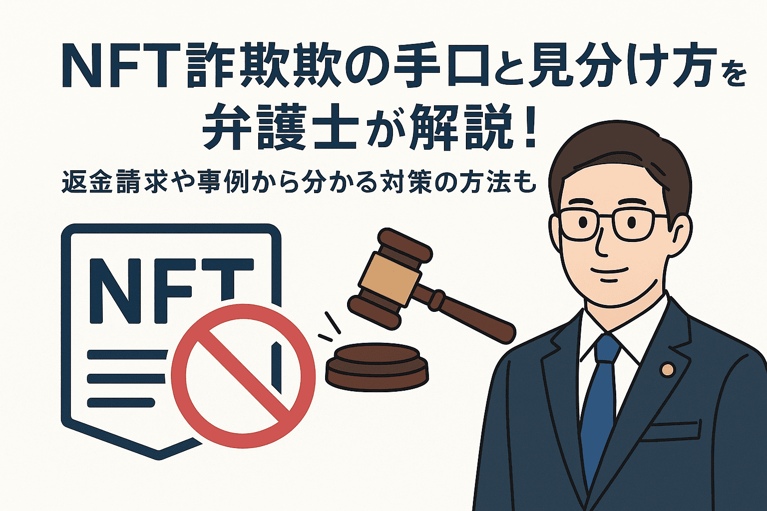 NFT詐欺の手口と見分け方を弁護士が解説！返金請求や事例から分かる対策の方法も紹介