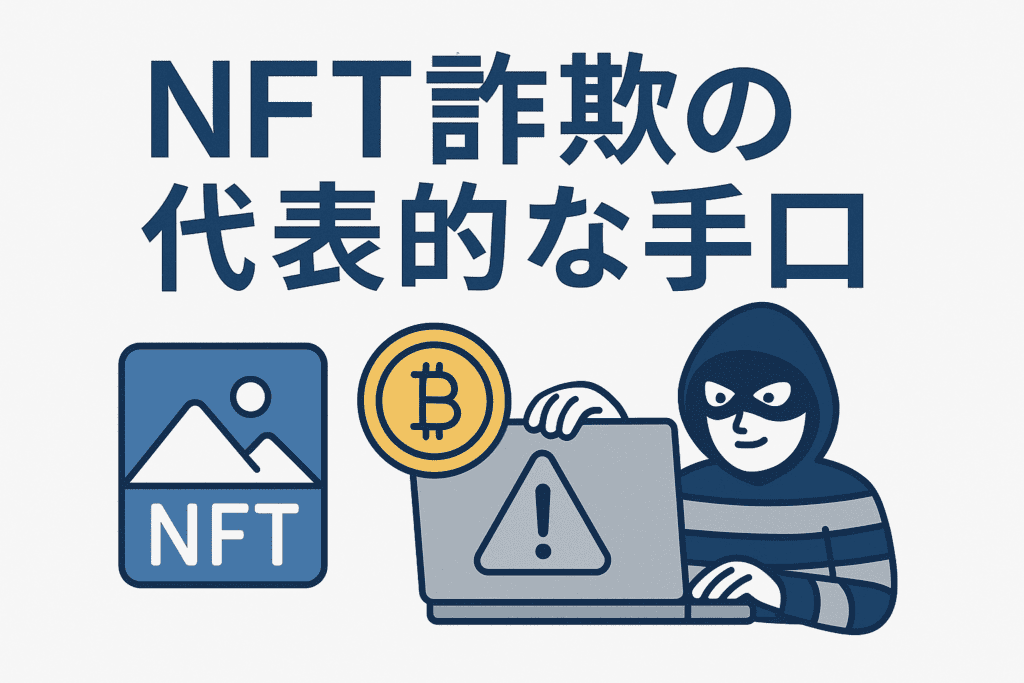 NFT詐欺の代表的な手口