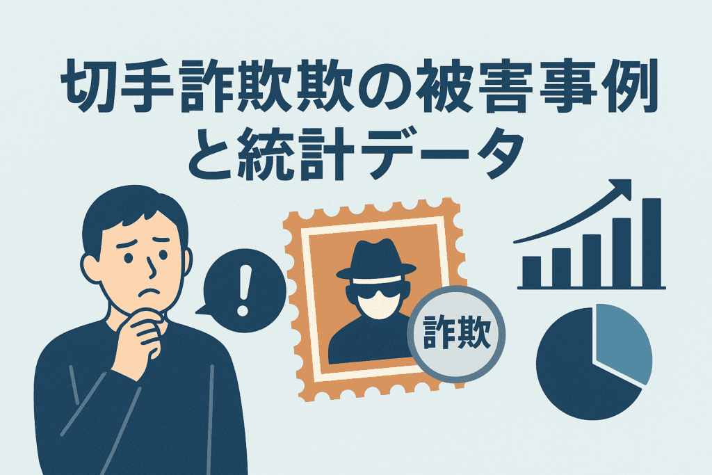 切手詐欺の被害事例と統計データ