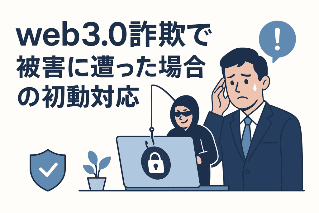 web3.0詐欺で被害に遭った場合の初動対応