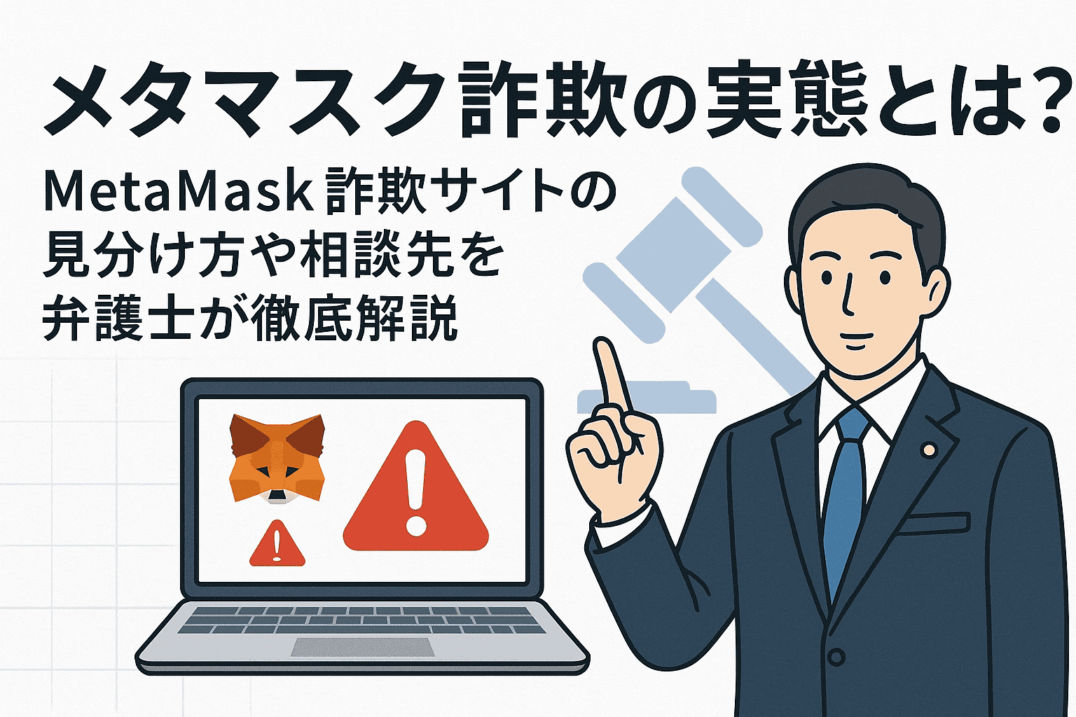 メタマスク詐欺の実態とは？MetaMask詐欺サイトの見分け方や相談先を弁護士が徹底解説