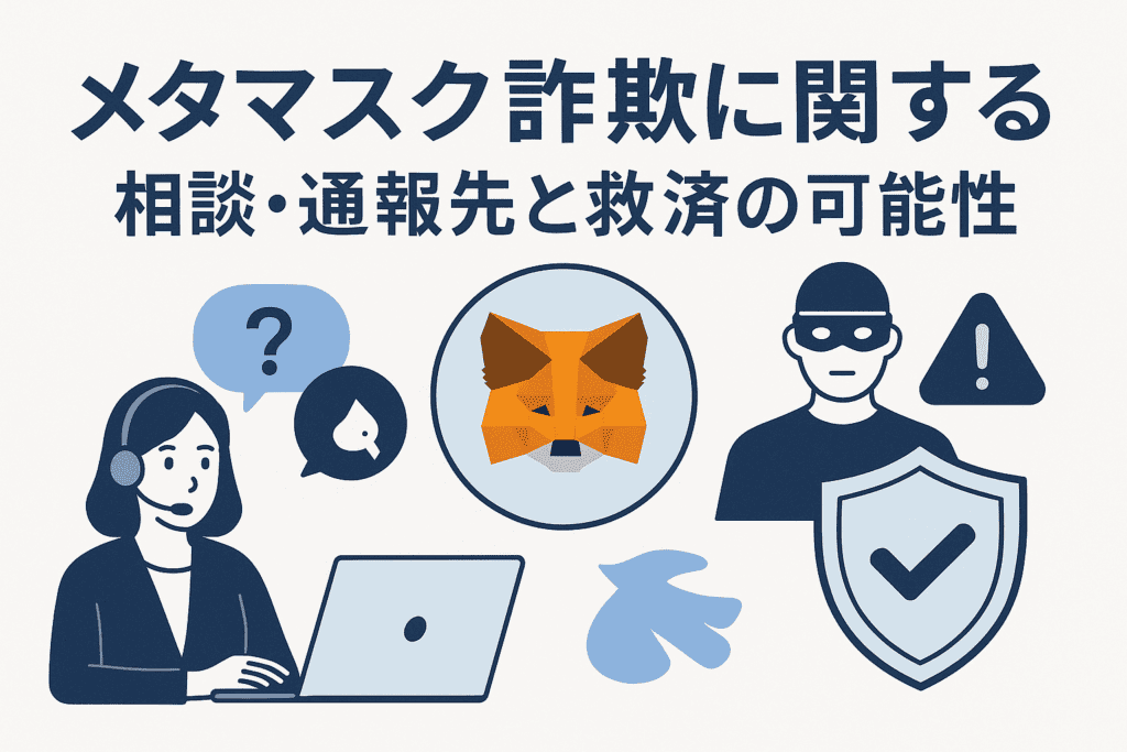 メタマスク詐欺に関する相談・通報先と救済の可能性