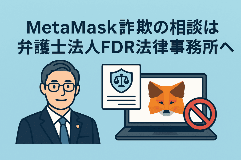 Metamask詐欺の相談は弁護士法人FDR法律事務所へ