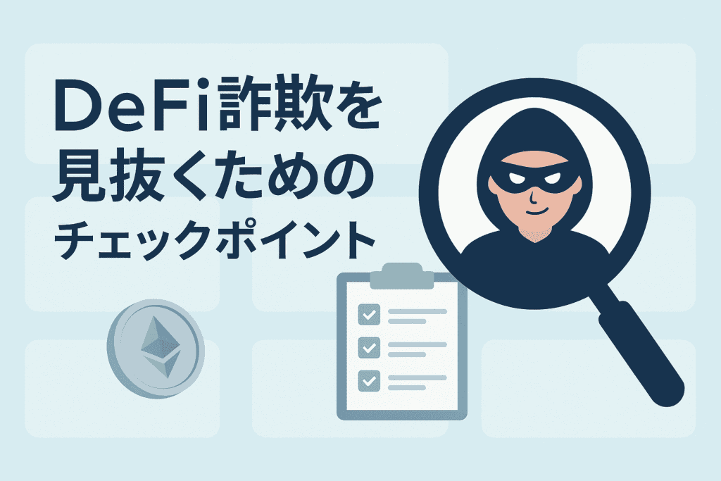 DeFi詐欺を見抜くためのチェックポイント