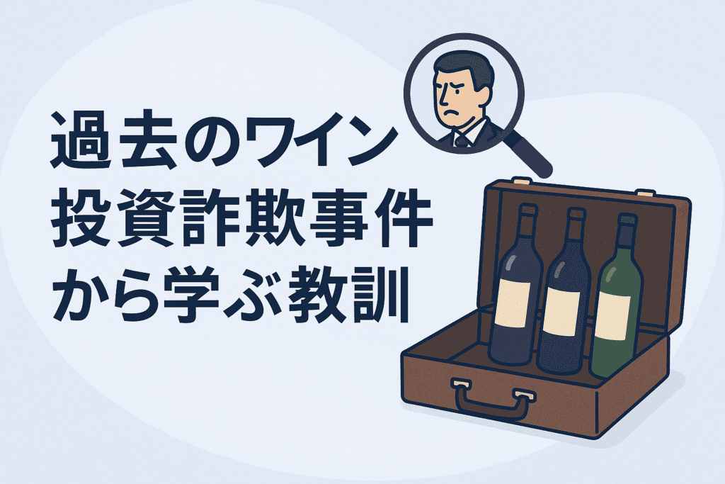 過去のワイン投資詐欺事件から学ぶ教訓