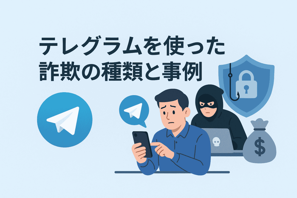 テレグラムを使った詐欺の種類と事例