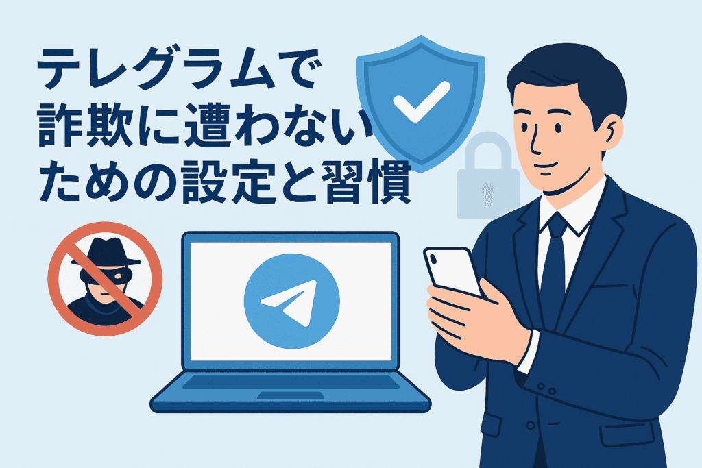 テレグラムで詐欺に遭わないための設定と習慣