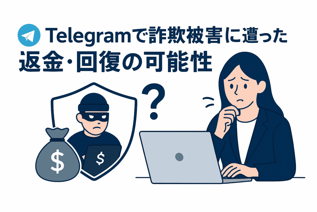 Telegramで詐欺被害に遭った場合の返金・回復の可能性