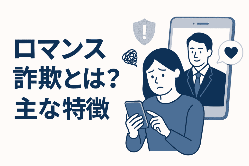 ロマンス詐欺とは?主な特徴