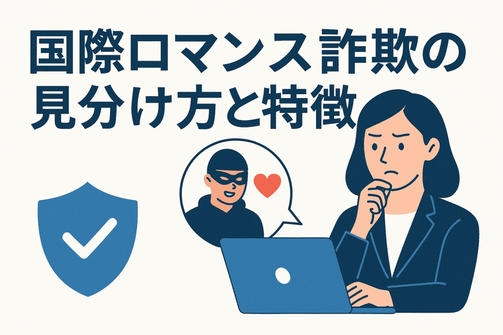 国際ロマンス詐欺の見分け方と特徴