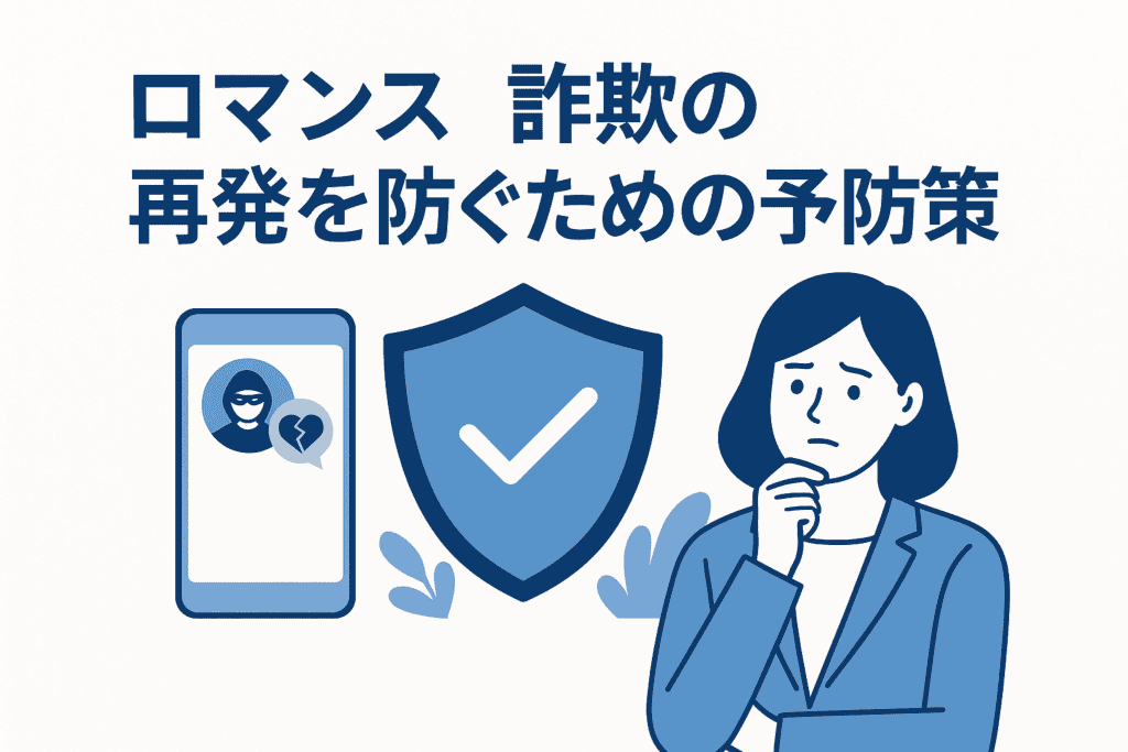 ロマンス詐欺の再発を防ぐための予防策