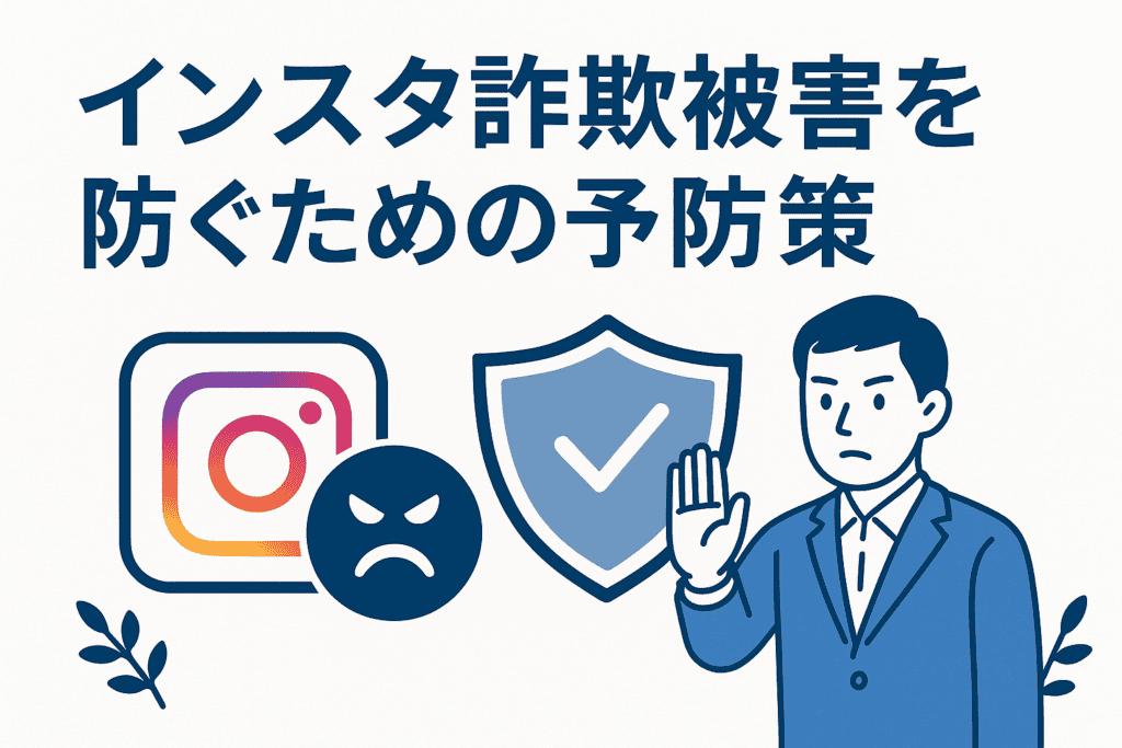 インスタ詐欺被害を防ぐための予防策