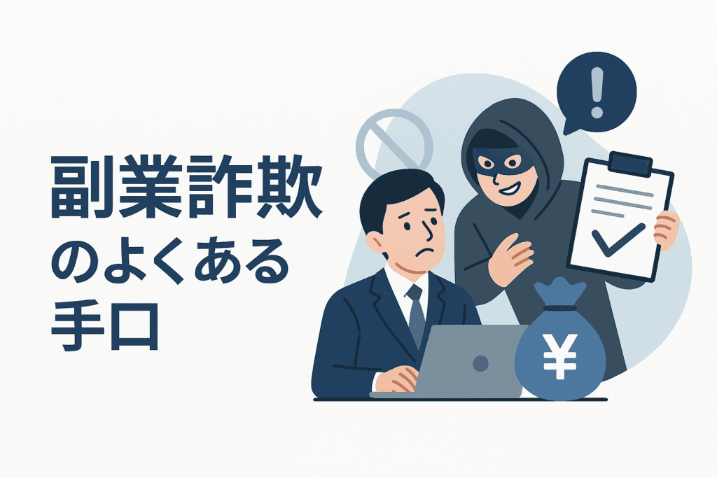副業詐欺のよくある手口