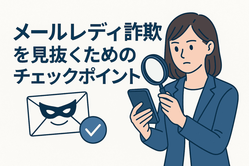 メールレディ詐欺を見抜くためのチェックポイント