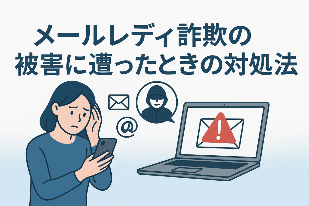 メールレディ詐欺の被害に遭ったときの対処法