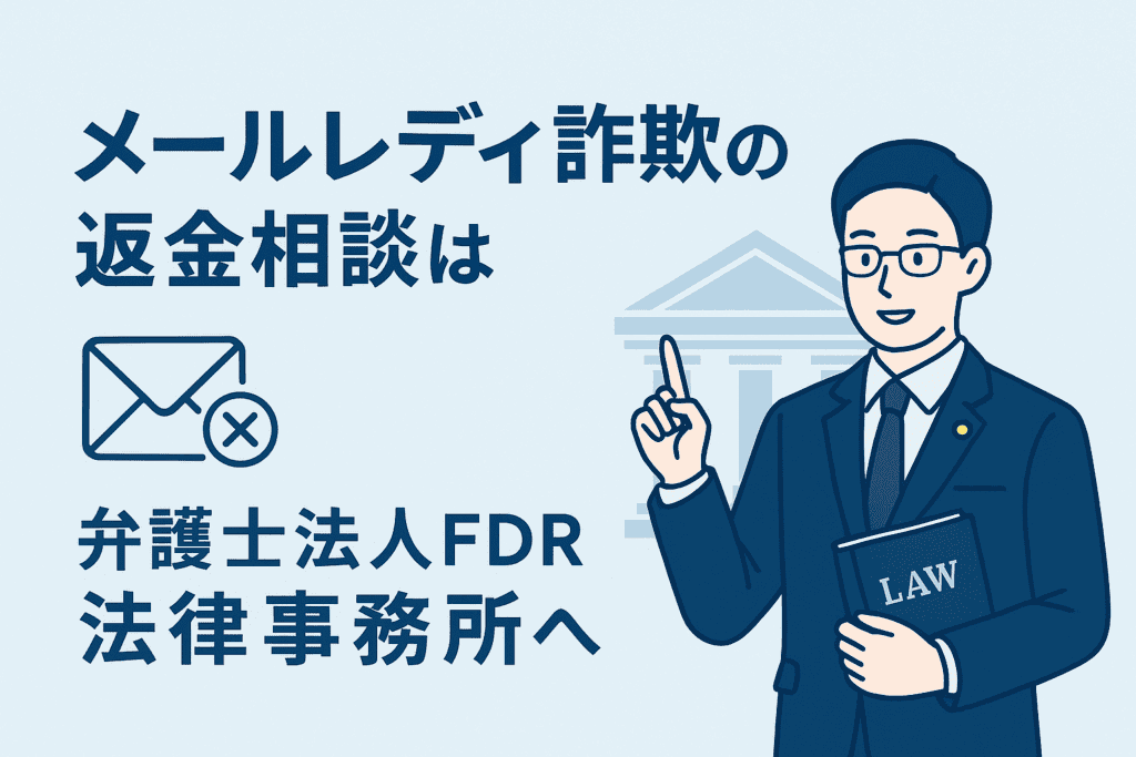メールレディ詐欺の返金相談は弁護士法人FDR法律事務所へ