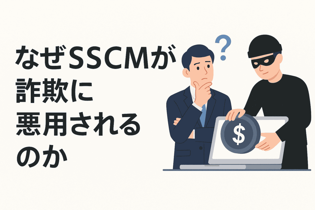 なぜSSCMが詐欺に悪用されるのか