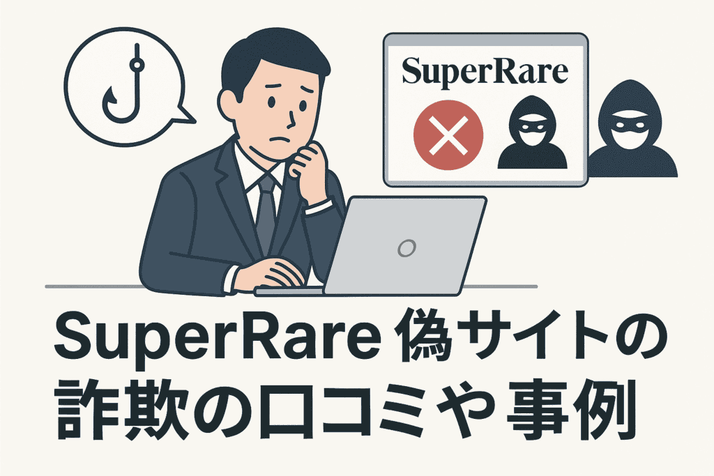 SuperRare偽サイトの詐欺の口コミや事例