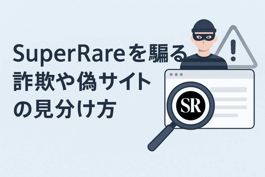SuperRareを騙る詐欺や偽サイトの見分け方