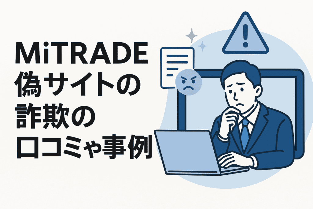 MiTRADE偽サイトの詐欺の口コミや事例