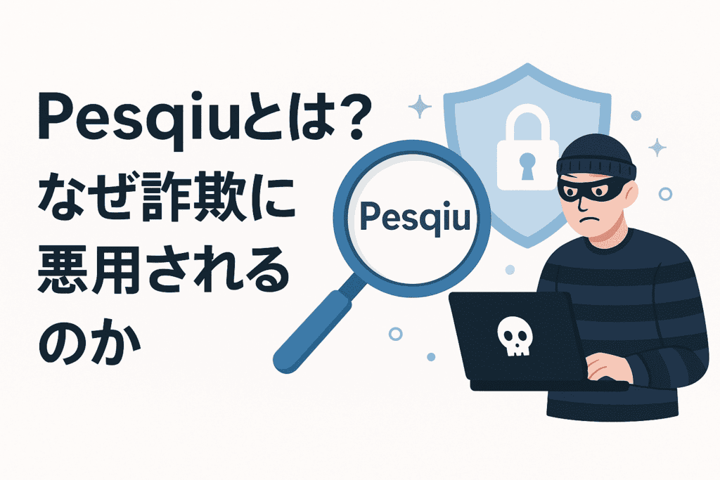 Pesqiuとは?なぜ詐欺に悪用されるのか