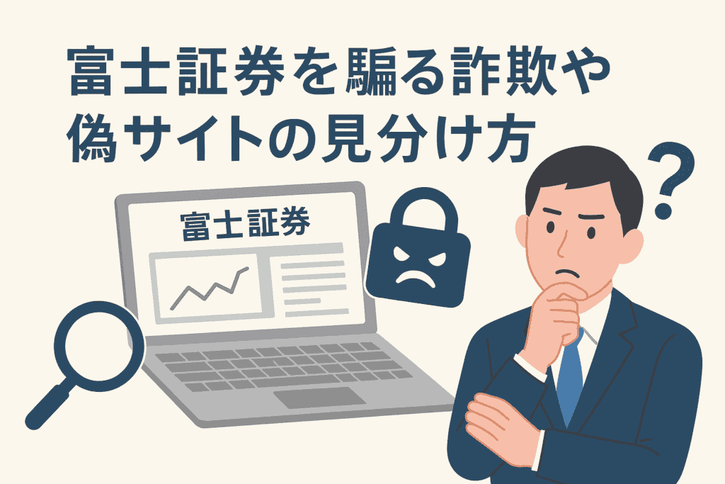 富士証券を騙る詐欺や偽サイトの見分け方