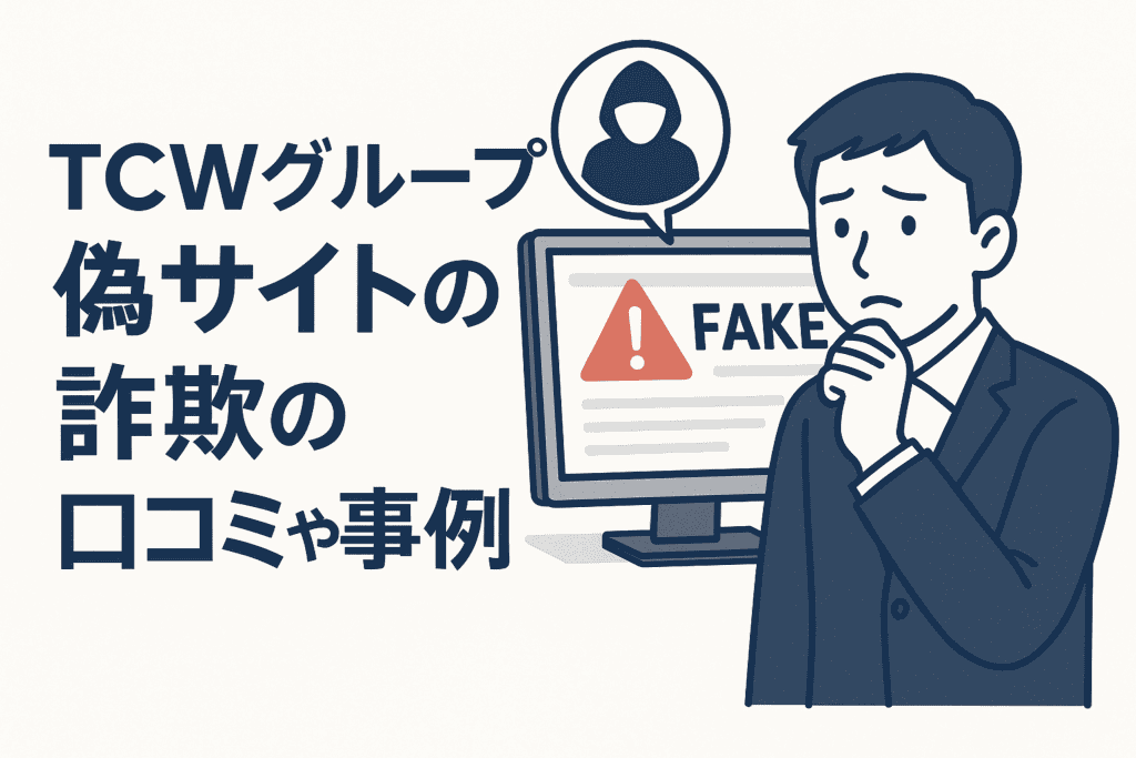 TCWグループ偽サイトの詐欺の口コミや事例