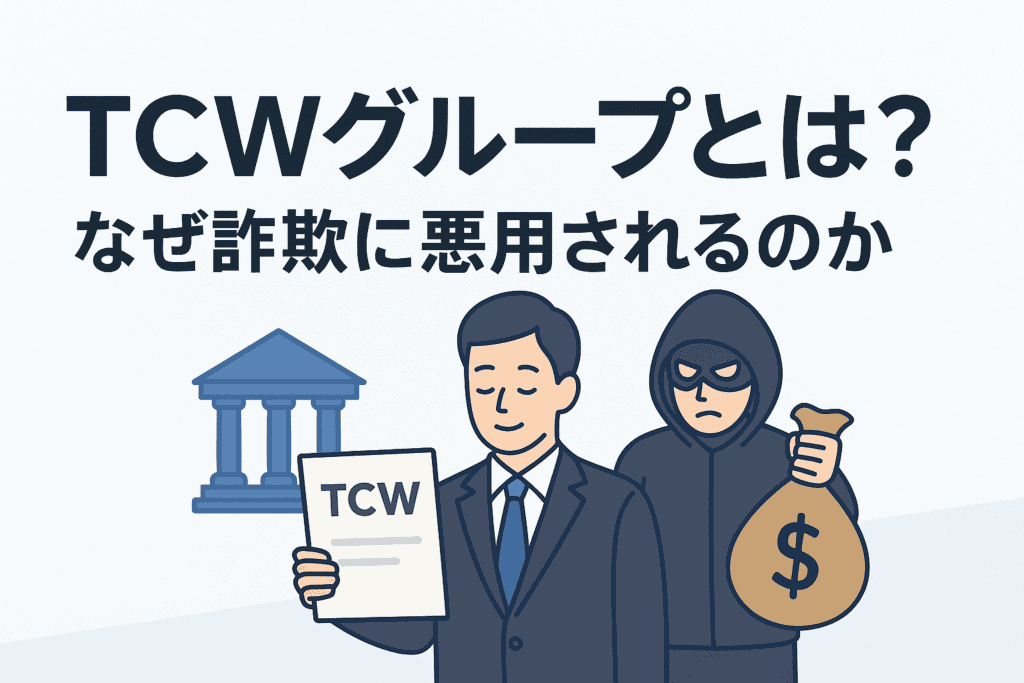 TCWグループとは?なぜ詐欺に悪用されるのか
