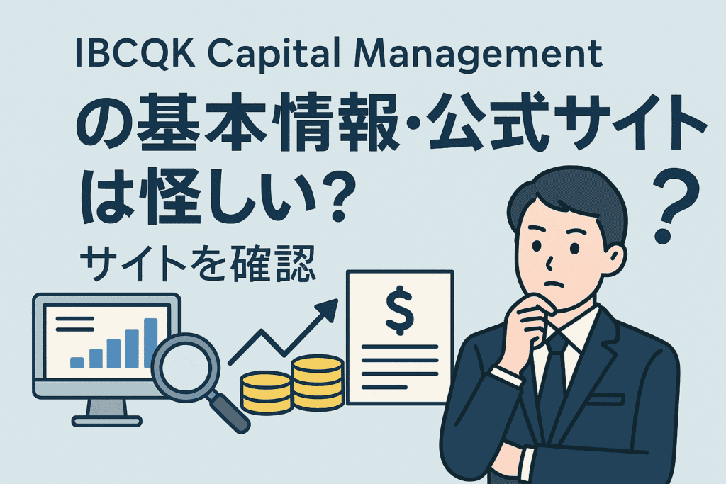 IBCQK Capital Managementの基本情報・公式サイトは怪しい?サイトを確認